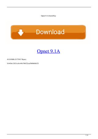 opnet it guru academic edition 9.1 crack